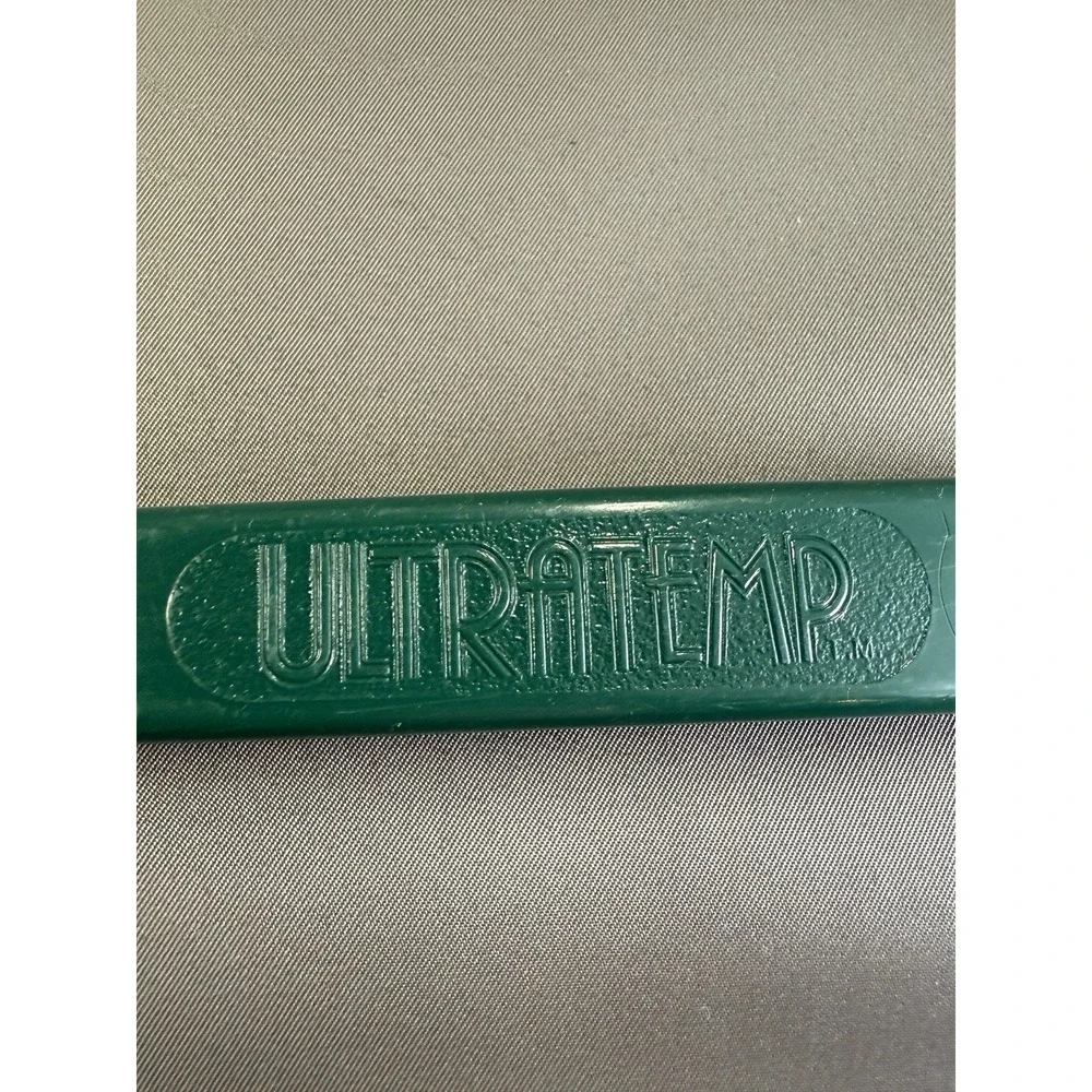 Vintage Ultratemp Green Slotted Spoon Heat Resistant Nylon Kitchen Utensil